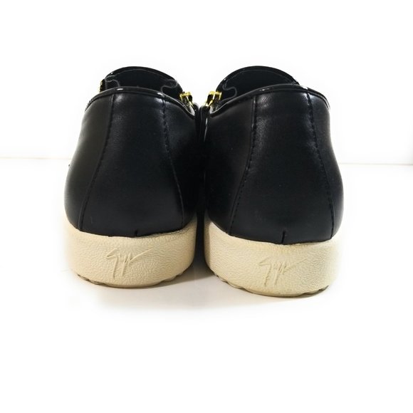 Giuseppe Zanotti Men Logo Double Zip Loafers Sz 45 main image 4